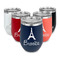 Eiffel Tower Steel Wine Tumblers Multiple Colors