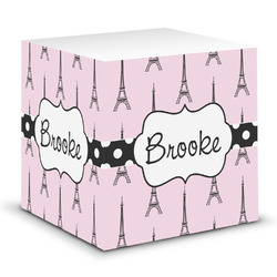 Eiffel Tower Sticky Note Cube (Personalized)
