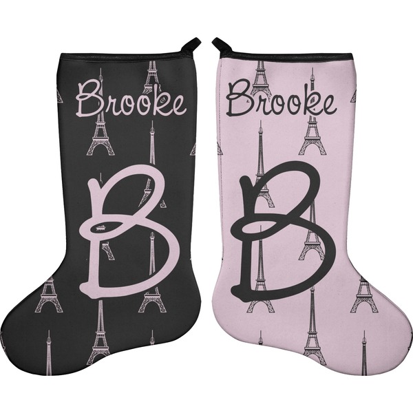 Eiffel Tower Stocking - Double-Sided - Approval