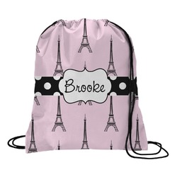Eiffel Tower Drawstring Backpack - Small (Personalized)
