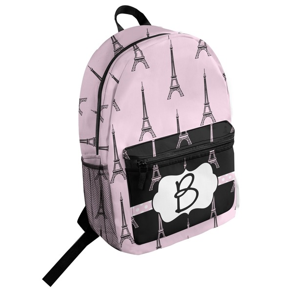 Custom Eiffel Tower Student Backpack (Personalized)
