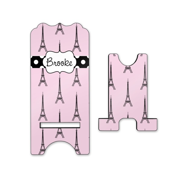 Eiffel Tower Stylized Phone Stand - Front & Back - Small