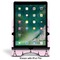 Eiffel Tower Stylized Tablet Stand - Front with ipad