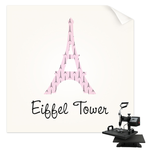 Custom Eiffel Tower Sublimation Transfer - Pocket (Personalized)