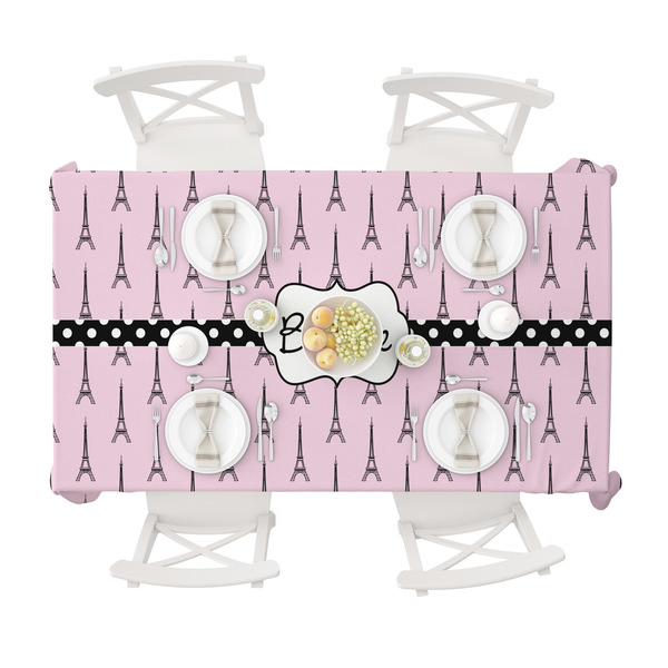 Eiffel Tower Tablecloths (58"x102") - TOP VIEW