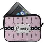 Eiffel Tower Tablet Case / Sleeve - Small (Personalized)