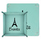Eiffel Tower Teal Faux Leather Valet Trays - PARENT MAIN