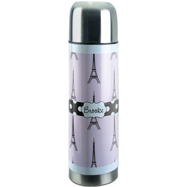 Custom Eiffel Tower Stainless Steel Thermos (Personalized)