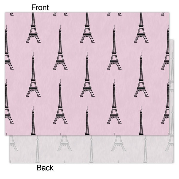 Eiffel Tower Tissue Paper - Lightweight - Medium - Front & Back