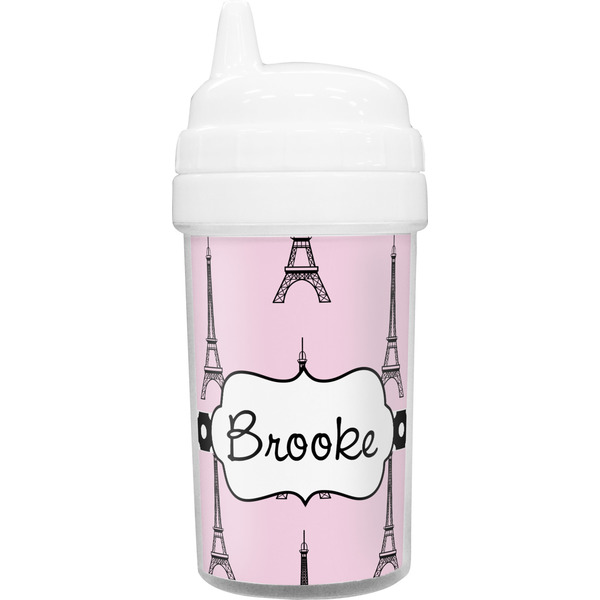 Custom Eiffel Tower Sippy Cup (Personalized)