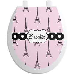 Eiffel Tower Toilet Seat Decal (Personalized)