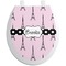 Eiffel Tower Toilet Seat Decal - Round (Personalized)