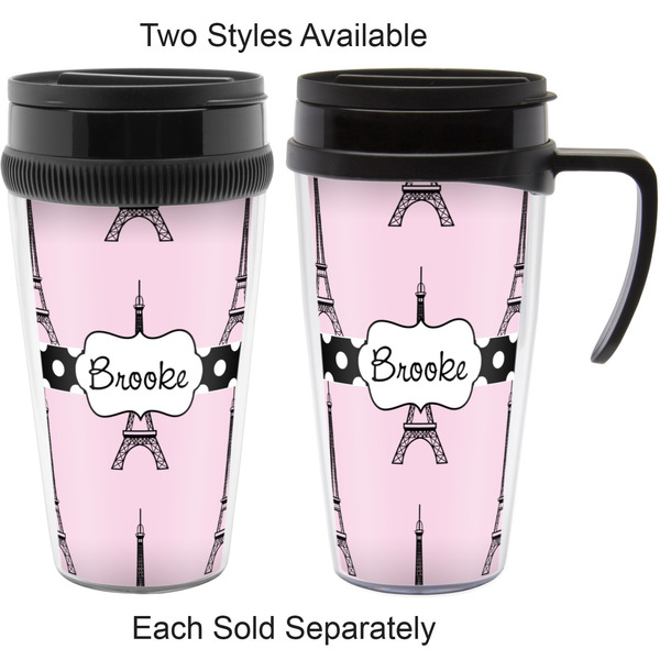 Eiffel Tower Travel Mugs - with & without Handle
