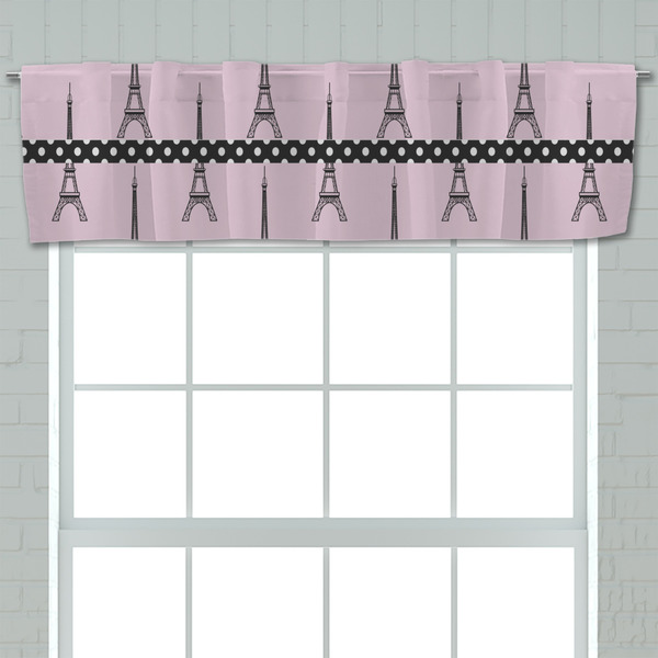 Eiffel Tower Valance - Closeup on window