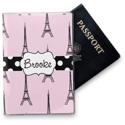 Eiffel Tower Vinyl Passport Holder (Personalized)