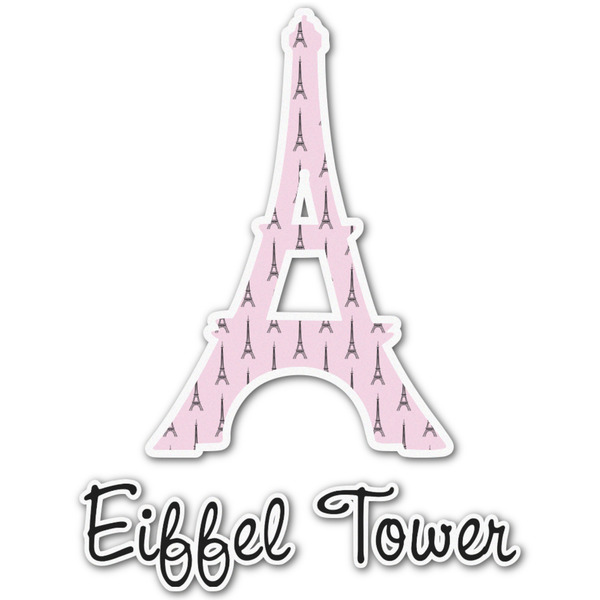 Custom Eiffel Tower Graphic Decal - Large (Personalized)