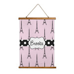 Eiffel Tower Wall Hanging Tapestry - Tall (Personalized)