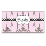 Eiffel Tower Wall Mounted Coat Rack (Personalized)