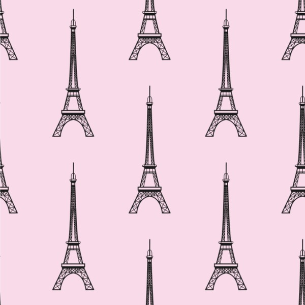 Custom Eiffel Tower Wallpaper & Surface Covering (Water Activated 24"x 24" Sample)