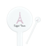 Eiffel Tower Round Plastic Stir Sticks (Personalized)