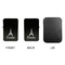 Eiffel Tower Windproof Lighters - Black, Double Sided, no Lid - APPROVAL