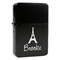 Eiffel Tower Windproof Lighters - Black - Front/Main