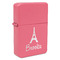 Eiffel Tower Windproof Lighters - Pink - Front/Main