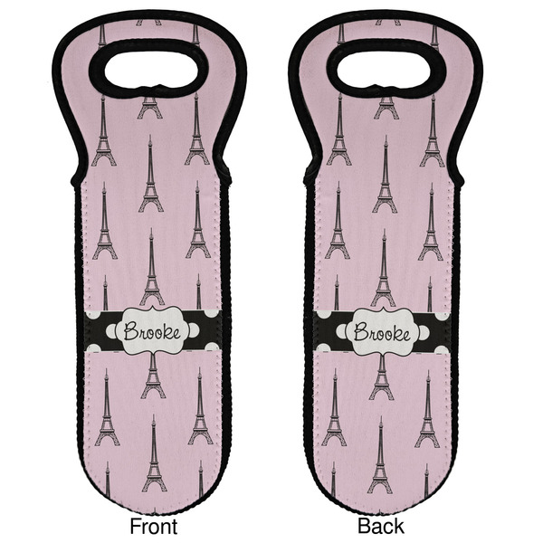 Eiffel Tower Wine Tote Front & Back