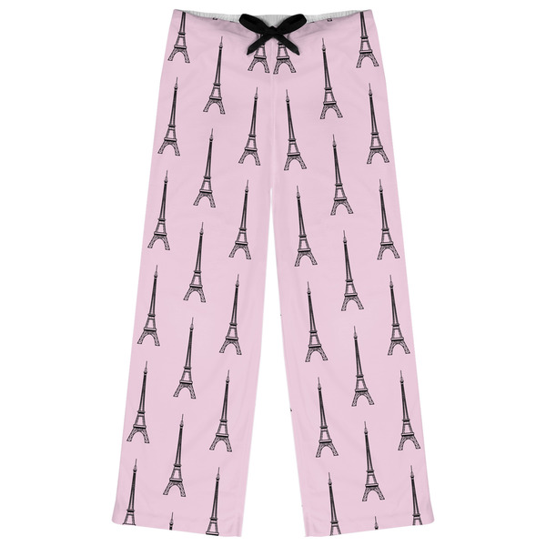 Custom Eiffel Tower Womens Pajama Pants - M