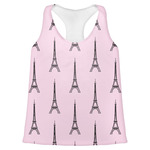 Eiffel Tower Womens Racerback Tank Top - X Large