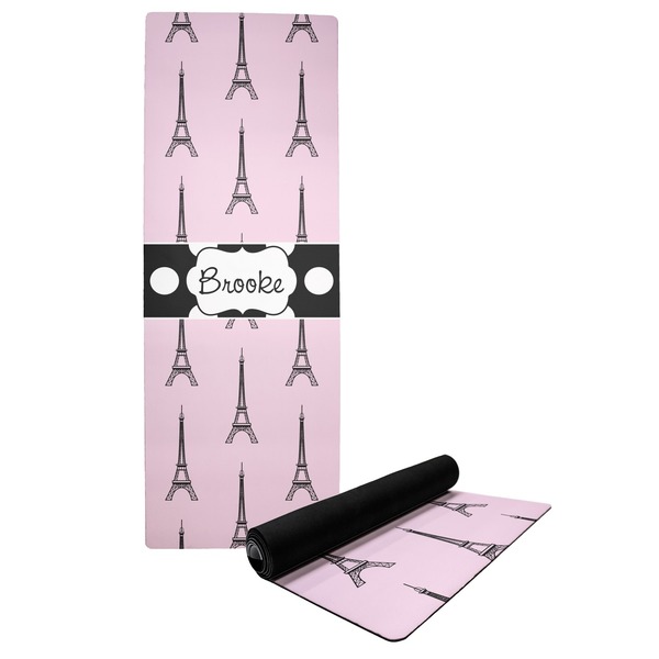 Custom Eiffel Tower Yoga Mat (Personalized)