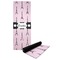 Eiffel Tower Yoga Mat with Black Rubber Back Full Print View