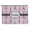 Eiffel Tower Zipper Pouch - Large - 12.5"x8.5" (Personalized)