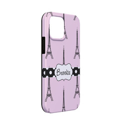 Eiffel Tower iPhone Case - Rubber Lined - iPhone 13 Mini (Personalized)