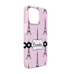 Eiffel Tower iPhone Case - Plastic - iPhone 13 Pro (Personalized)