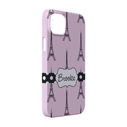 Eiffel Tower iPhone Case - Plastic - iPhone 14 Pro (Personalized)