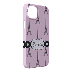 Eiffel Tower iPhone Case - Plastic - iPhone 14 Pro Max (Personalized)