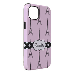 Eiffel Tower iPhone Case - Rubber Lined - iPhone 14 Pro Max (Personalized)