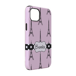 Eiffel Tower iPhone Case - Rubber Lined - iPhone 14 Pro (Personalized)
