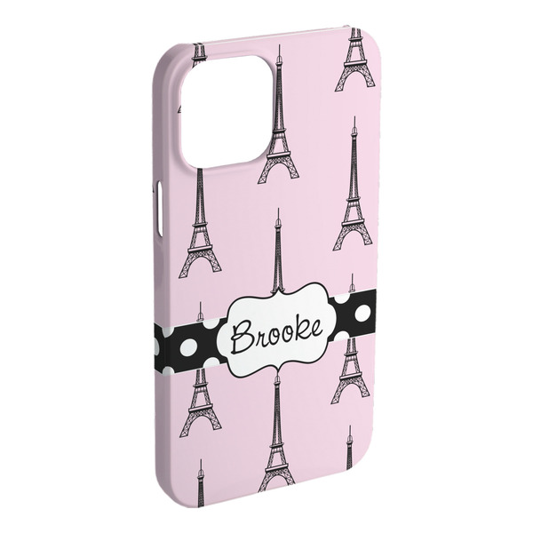Custom Eiffel Tower iPhone Case - Plastic (Personalized)