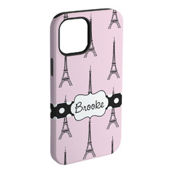 Eiffel Tower iPhone Case - Rubber Lined (Personalized)