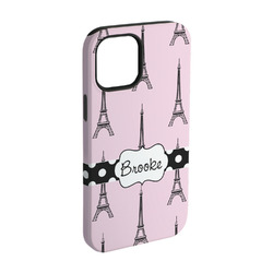 Eiffel Tower iPhone Case - Rubber Lined - iPhone 15 Pro (Personalized)