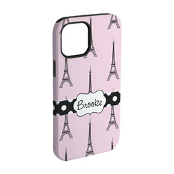 Eiffel Tower iPhone Case - Rubber Lined - iPhone 15 (Personalized)