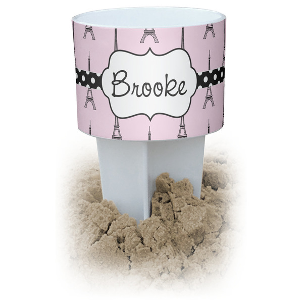 Custom Eiffel Tower Beach Spiker Drink Holder (Personalized)