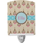 Kissing Birds Ceramic Night Light (Personalized)