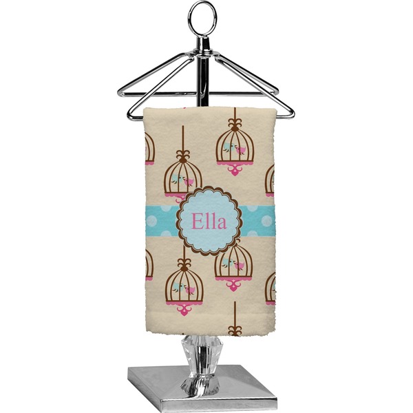 Custom Kissing Birds Finger Tip Towel - Full Print (Personalized)
