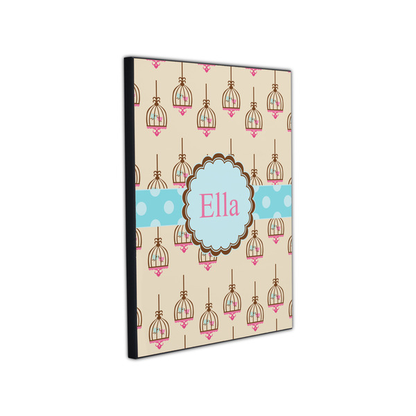 Kissing Birds 11x14 Wood Print - Angle View