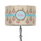 Kissing Birds 12" Drum Lampshade - ON STAND (Fabric)