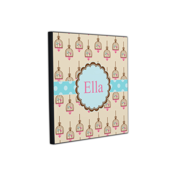 Kissing Birds 12x12 Wood Print - Angle View