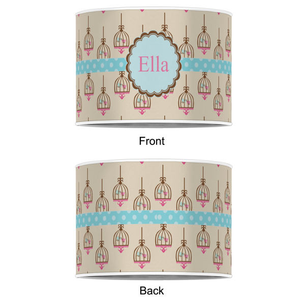 Kissing Birds 16" Drum Lampshade - APPROVAL (Poly Film)